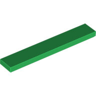 LEGO Green Tile 1 x 6 6636 - 4542905