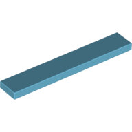 LEGO Medium Azure Tile 1 x 6 6636 - 6185309