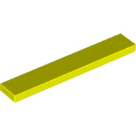 LEGO Neon Yellow Tile 1 x 6 6636 - 6381739