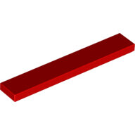 LEGO Red Tile 1 x 6 6636 - 4113858