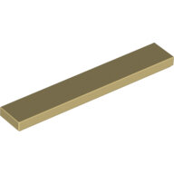 LEGO Tan Tile 1 x 6 6636 - 4157277