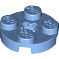 LEGO Medium Blue Plate, Round 2 x 2 with Axle Hole 4032 - 4183996