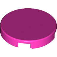 LEGO Dark Pink Tile, Round 2 x 2 with Bottom Stud Holder 14769 - 6174946
