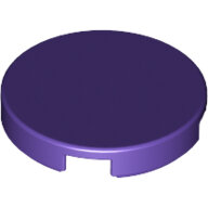 LEGO Dark Purple Tile, Round 2 x 2 with Bottom Stud Holder 14769 - 6097501