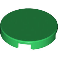 LEGO Green Tile, Round 2 x 2 with Bottom Stud Holder 14769 - 6238881