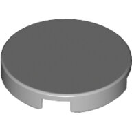 LEGO Light Bluish Gray Tile, Round 2 x 2 with Bottom Stud Holder 14769 - 6052200