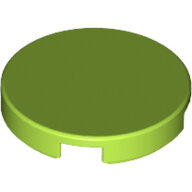 LEGO Lime Tile, Round 2 x 2 with Bottom Stud Holder 14769 - 6092766