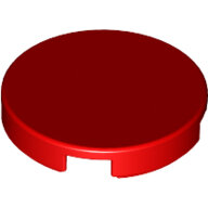 LEGO Red Tile, Round 2 x 2 with Bottom Stud Holder 14769 - 6066342