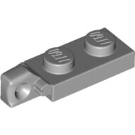 LEGO Light Bluish Gray Hinge Plate 1 x 2 Locking with 1 Finger on End without Bottom Groove 44301b - 6266231