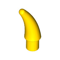 LEGO Yellow Barb / Claw / Horn / Tooth - Small 53451 - 6014033