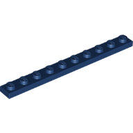 LEGO Dark Blue Plate 1 x 10 4477 - 6200663