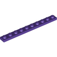 LEGO Dark Purple Plate 1 x 10 4477 - 4566532