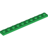 LEGO Green Plate 1 x 10 4477 - 4508535