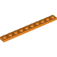 LEGO Orange Plate 1 x 10 4477 - 4173061