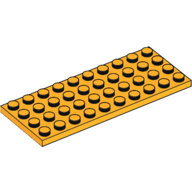 LEGO Bright Light Orange Plate 4 x 10 3030 - 6185312