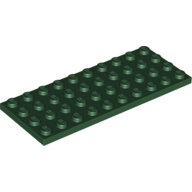 LEGO Dark Green Plate 4 x 10 3030 - 4295024