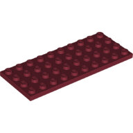 LEGO Dark Red Plate 4 x 10 3030 - 6186106