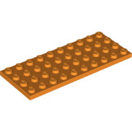 LEGO Orange Plate 4 x 10 3030 - 6382505
