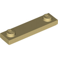 LEGO Tan Plate, Modified 1 x 4 with 2 Studs with Groove 41740 - 6257600