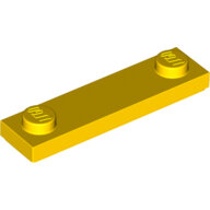 LEGO Yellow Plate, Modified 1 x 4 with 2 Studs with Groove 41740 - 6257598