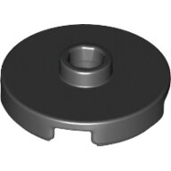 LEGO Black Tile, Round 2 x 2 with Open Stud 18674 - 6195325