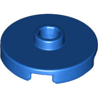 LEGO Blue Tile, Round 2 x 2 with Open Stud 18674 - 6194417
