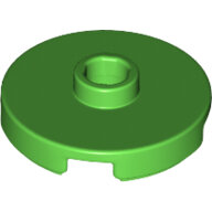 LEGO Bright Green Tile, Round 2 x 2 with Open Stud 18674 - 6380676