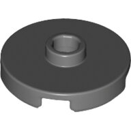 LEGO Dark Bluish Gray Tile, Round 2 x 2 with Open Stud 18674 - 6115080