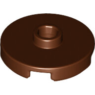 LEGO Reddish Brown Tile, Round 2 x 2 with Open Stud 18674 - 6102360