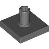 LEGO Dark Bluish Gray Tile, Modified 2 x 2 with Pin 2460 - 4211129