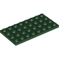 LEGO Dark Green Plate 4 x 8 3035 - 4505051