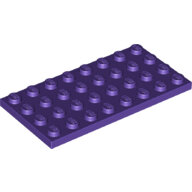 LEGO Dark Purple Plate 4 x 8 3035 - 6251817