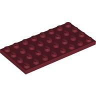 LEGO Dark Red Plate 4 x 8 3035 - 4256094