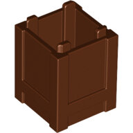 LEGO Reddish Brown Container, Box 2 x 2 x 2 - Top Opening 61780 - 4520638