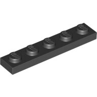 LEGO Black Plate 1 x 5 78329 - 6350415