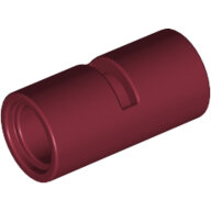 LEGO Dark Red Technic, Pin Connector Round 2L with Slot (Pin Joiner Round) 62462 - 4539091