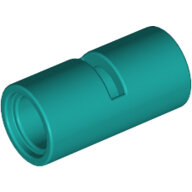 LEGO Dark Turquoise Technic, Pin Connector Round 2L with Slot (Pin Joiner Round) 62462 - 6295152