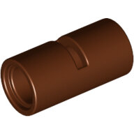 LEGO Reddish Brown Technic, Pin Connector Round 2L with Slot (Pin Joiner Round) 62462 - 6055781
