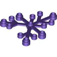 LEGO Dark Purple Plant Leaves 6 x 5 2417 - 6097523