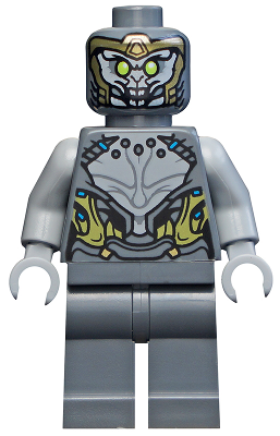 LEGO Minifigure - sh730 - Chitauri - Dark Bluish Gray