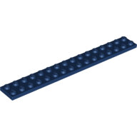 LEGO Dark Blue Plate 2 x 16 4282 - 6120642