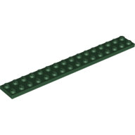 LEGO Dark Green Plate 2 x 16 4282 - 4583692