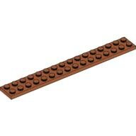 LEGO Dark Orange Plate 2 x 16 4282 - 4164437