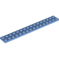 LEGO Medium Blue Plate 2 x 16 4282 - 6024127