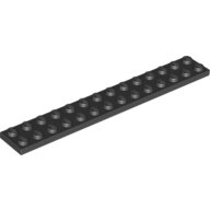 LEGO Black Plate 2 x 14 91988 - 6001494