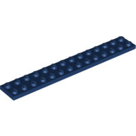 LEGO Dark Blue Plate 2 x 14 91988 - 6186638