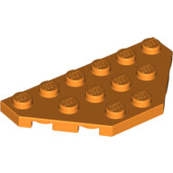 LEGO Orange Wedge, Plate 3 x 6 Cut Corners 2419 - 4229601