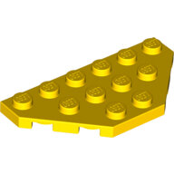 LEGO Yellow Wedge, Plate 3 x 6 Cut Corners 2419 - 241924