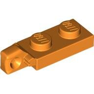 LEGO Orange Hinge Plate 1 x 2 Locking with 1 Finger on End without Bottom Groove 44301b - 6390385
