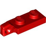 LEGO Red Hinge Plate 1 x 2 Locking with 1 Finger on End without Bottom Groove 44301b - 6266222